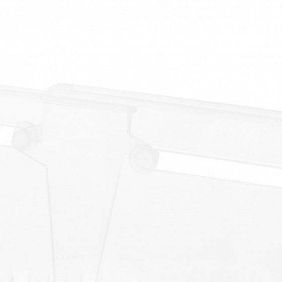 Ящик для полки в холодильник прозрачный 28х16х8см