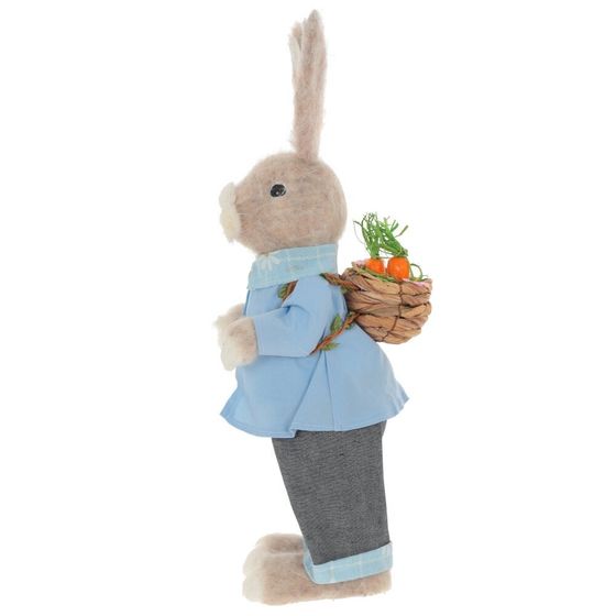 Фигурка декоративная &quot;Заяц&quot;, L12 W17 H45 см