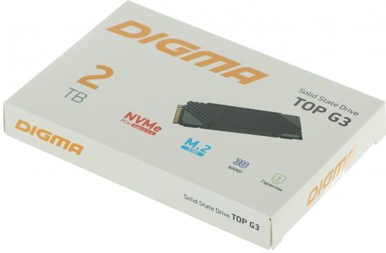 Накопитель SSD 2Tb Digma PCI-E 4.0 x4 M.2 2280 DGST4002TG33T Top G3