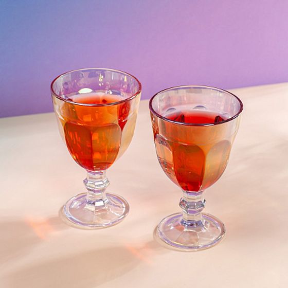 Набор бокалов для вина РОМАН ЗОЛОТИСТЫЙ ХАМЕЛЕОН 2шт 240мл