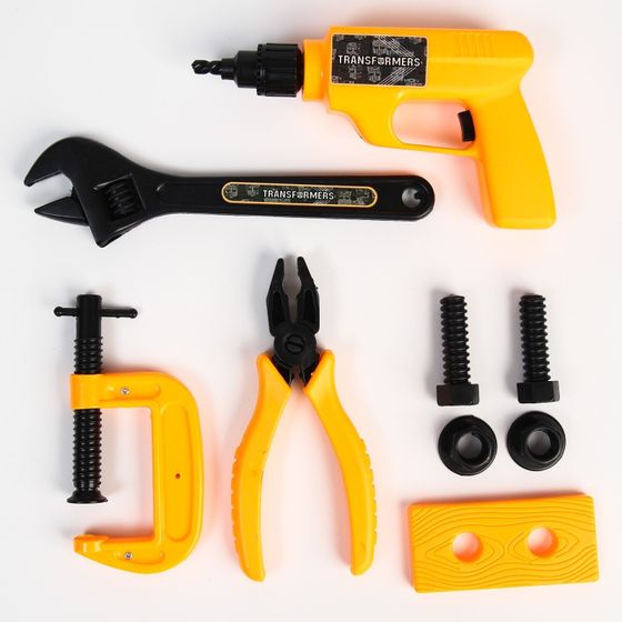 !Набор строителя с инструментами игровой, 9 предметов, Трансформеры