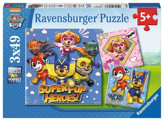 Ravensburger Puzzle 3x49 Щенячий патруль (080366)