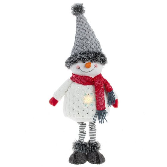 Игрушка набивная &quot;Снеговик&quot; (3xLR44), L22 W14 H61/42 см, 2в.