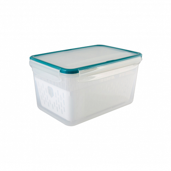 Контейнер с сеткой ЭКСТРА ЛОК BRIGHT L 3.3л