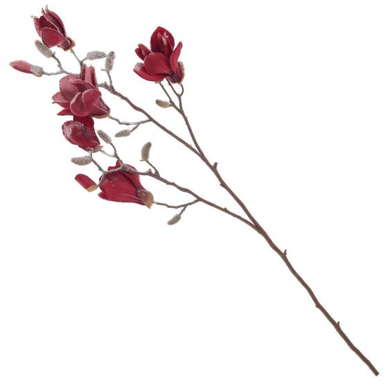 Цветок искусственный &quot;Снежная магнолия&quot;, L28 W11 H90 см