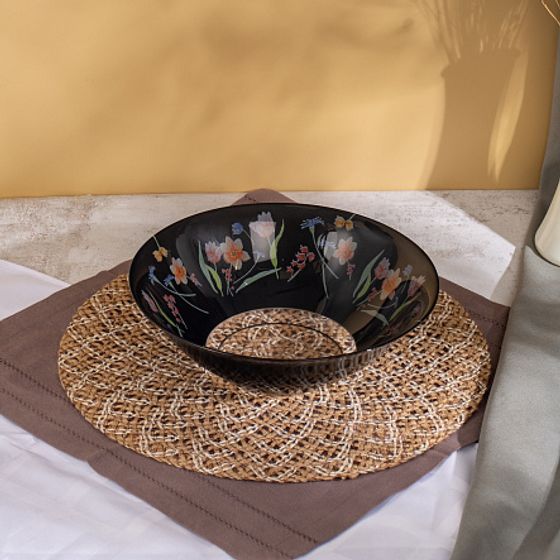 Набор столовый CARINA MINUET BLACK 44 предмета