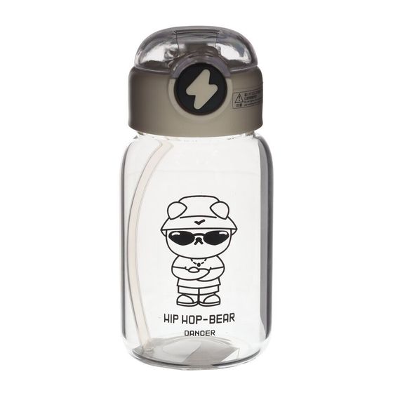 Бутылка, 400 мл, L8 W8,5 H17 см, дизайн микс