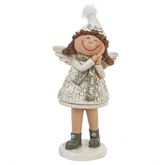 Фигурка декоративная &quot;Девочка-Ангел&quot;, L5 W3,5 H11 см, 3в.