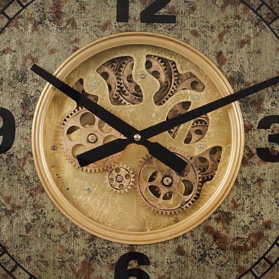 Часы настенные декоративные, Д52 Ш7 В52 см, (3xАА не прилаг.)