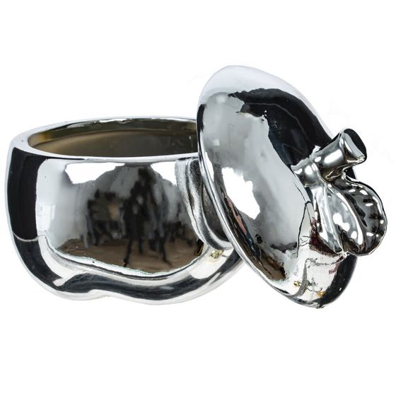 Шкатулка &quot;Яблоко&quot;, L9 W9 H8,5 см, 2в.