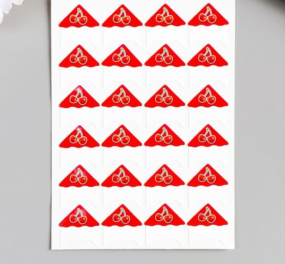 !Набор уголков с кармашком для фотографий 24 уголка &quot;Фруктики&quot; МИКС 12,7х9,5 см