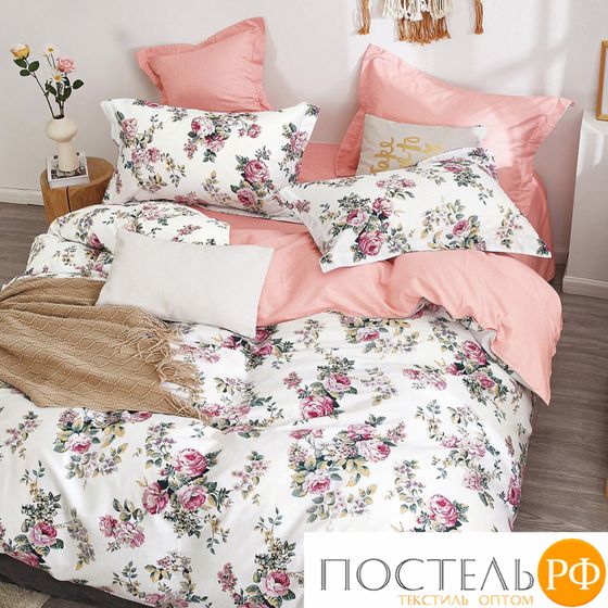 TPIG6-1909 КОД1038 Twill евро 4 наволочки Евро, 4 наволочки 50x70 (2 шт), 70x70 (2 шт) Сатин (Твил) Коробка