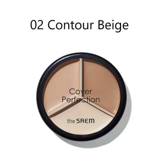 Консилер Cover Perfection Triple Pot Concealer 02 Contour Beige