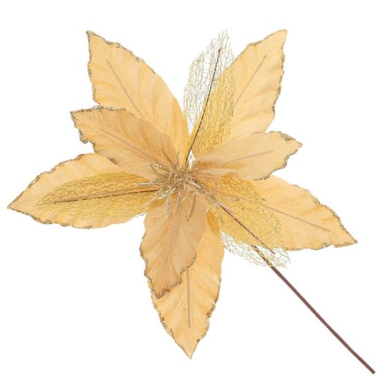 Цветок искусственный &quot;Пуансеттия&quot;, L31 W31 H38 см, 2в.