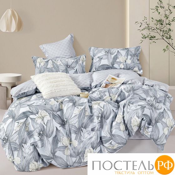 TPIG6-1813 КОД1038, Twill евро 4 наволочки, 50x70 (2 шт), 70x70 (2 шт), Сатин (Твил), Коробка