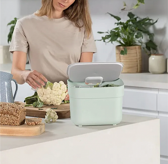 Контейнер для мусора READY TO COLLECT синий/светло-серый 5л