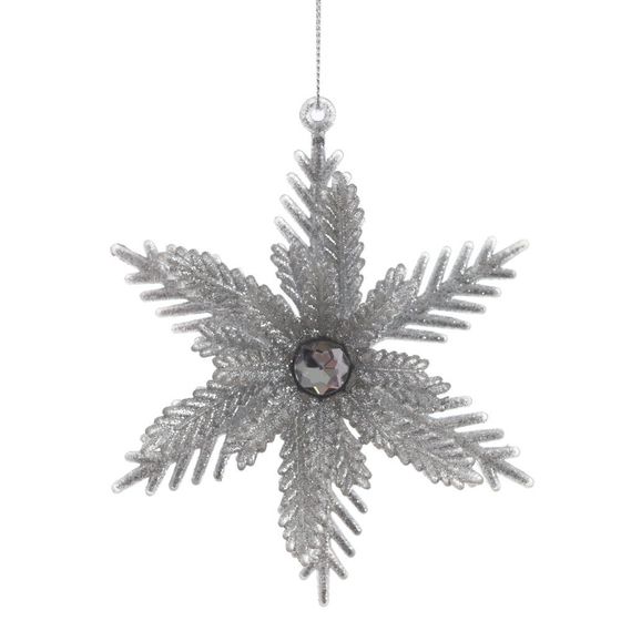 Изделие декоративное подвесное &quot;Снежинка&quot;, L12 W4 H12 см, 4в.