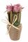!09 Декоративная композиция "Розы", 9x9x20 см. цвет розовый