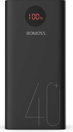 Портативный аккумулятор Romoss PEA40 40000mAh 2xUSB-A/USB-C черный (PEA40)