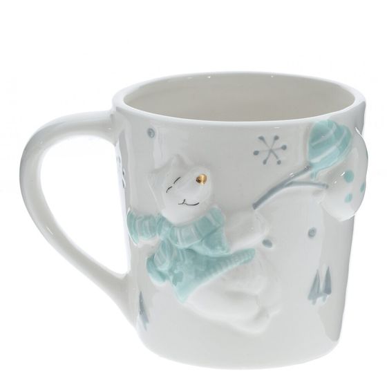 Кружка &quot;Белый медведь&quot;, 400 мл, L13 W9 H9 см