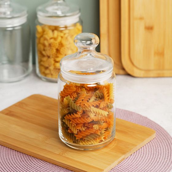 Банка для продуктов КЛУБ 1л с крышкой