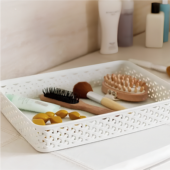 Корзина MY STYLE A4 кремовая