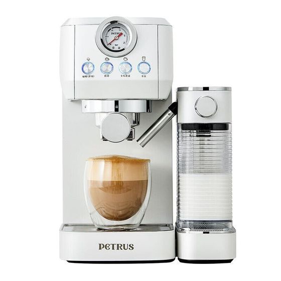 PETRUS Coffee Machines Espresso And Semi-Automatic Concentrated Home-Use Small Steam Milk Frother PE3695