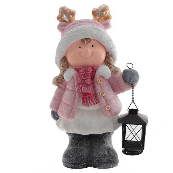 Фигурка декоративная &quot;Девочка&quot;, L25 W14 H40 см, 2в.