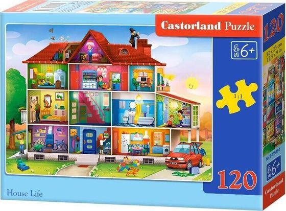 Castorland Puzzle 120 House Life CASTOR