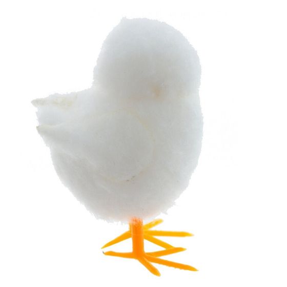 Фигурка декоративная &quot;Цыпленок&quot; (блок 12 шт), L5 W4 H6 см, 3в.