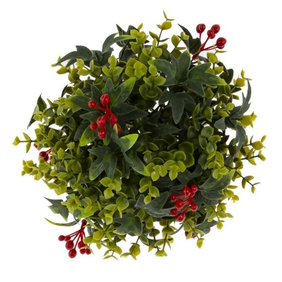 Цветочная композиция &quot;Шар Самшит&quot;, L23 W23 H23 см