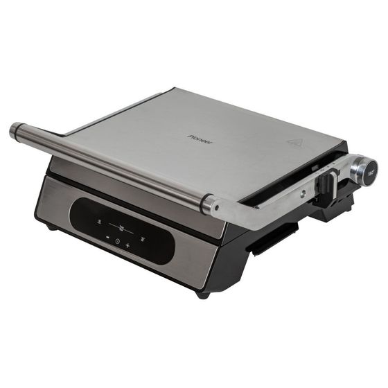 Электрогриль Pioneer GR1018E 2200Вт серебристый