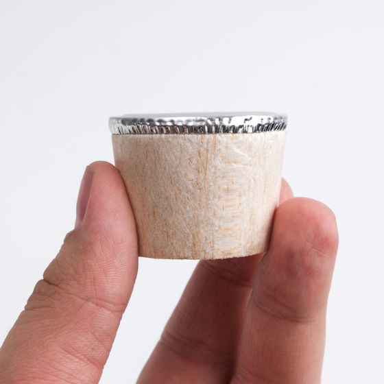 !09 Пробка для термоса со стеклянной колбой на 3.2 л, 4.5×3.3 см, металл, дерево