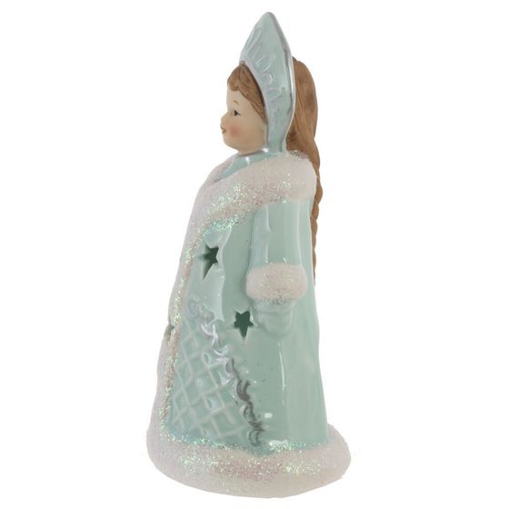 Подсвечник &quot;Снегурочка, L8,5 W7 H16,5 см, 2в.