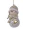 Фигурка декоративная подвесная "Снеговик", L5 W4,5 H8,5 см, 2в.