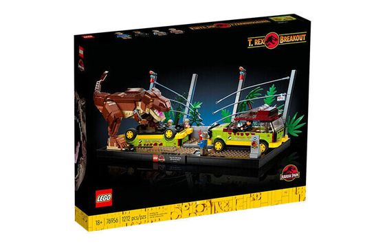 LEGO Jurassic Park T. Rex Breakout Set 76956