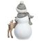 Фигурка декоративная "Снеговик", L12 W9,5 H17 см