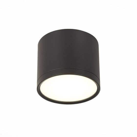 Светильник потолочный St Luce. ST113.442.09. 1х9 Вт, LED, 4000K, 702 Lm, 8,8х8,8х7,5 см, цвет чёрный