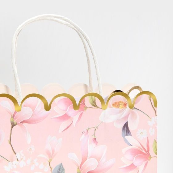 !09 НАБОР 2 ШТУКИ - Пакет подарочный крафтовый, упаковка, «Be happy», 23×30×12 см.