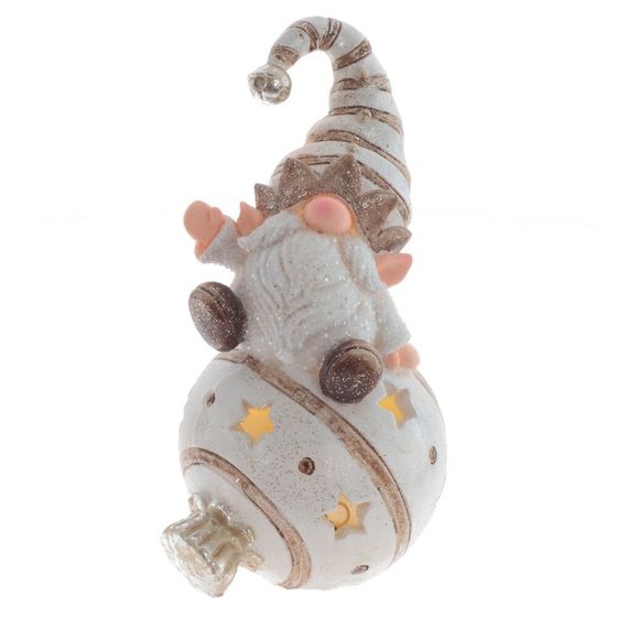 Фигурка декоративная &quot;Гном&quot; с подсветкой (LR44х2), L10 W9 H18 см, 2в.