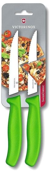 Набор ножей Victorinox Swiss Classic 6.7936.12L4B 2шт салатовый