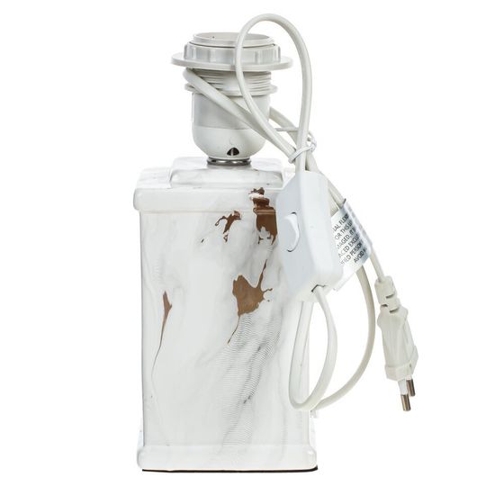 Светильник, L17 W17 H30,5 см, Е27, шнур 0,9 м