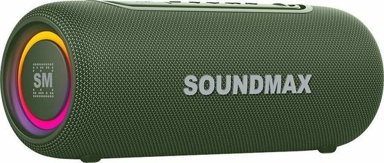 Портативная колонка Soundmax SM-PS5026B 20Вт 2000мАч зеленый