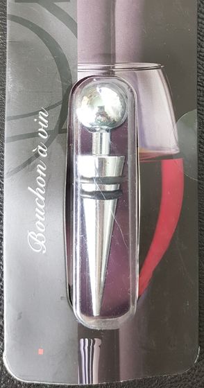 !09 Крышка-пробка для вина, металл, Франция