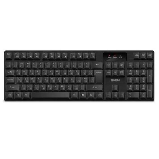 Клавиатура Sven KB-C2300W беспров. черный (SV-021474)