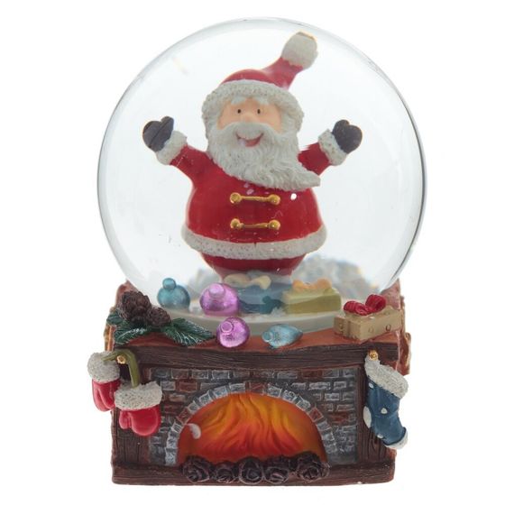 Фигурка декор в стекл шаре &quot;Дед Мороз&quot;, D6 см, L6 W6 H8 см, 2в.