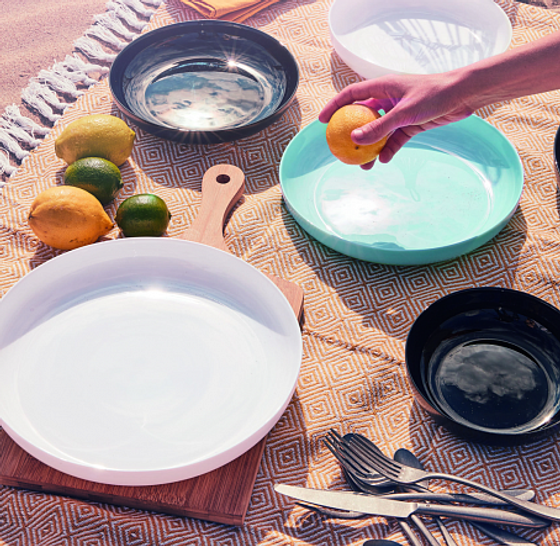 Блюдо для подачи ФРЕНДС ТАЙМ  ТЮРКУАЗ 29см МЕЗЕ