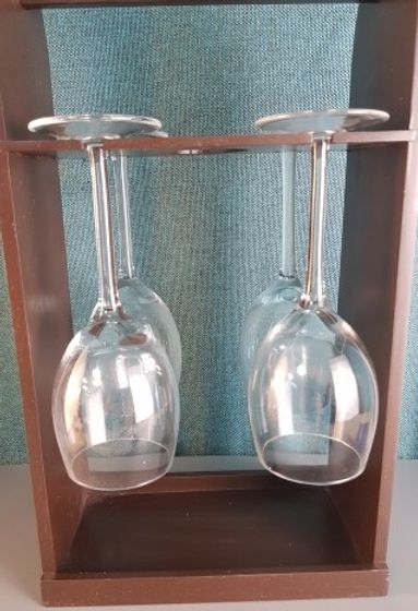 !09 Набор для вина "Сомелье": 4 бокала 350 мл. + подставка