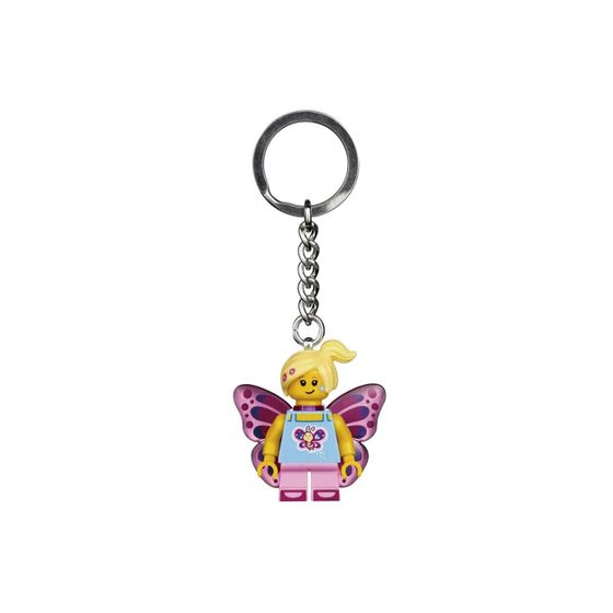 LEGO Butterfly Girl Key Chain Building Blocks 853795