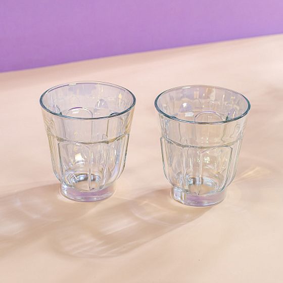 Набор стаканов РОМАН ЗОЛОТИСТЫЙ ХАМЕЛЕОН 2шт 250мл низких